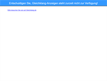 Tablet Screenshot of gleichklang-anzeigen.de
